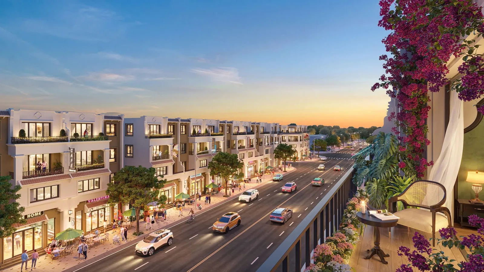 Shophouse Vinhomes Tàm Xá – Khi phố lên đèn, ngôi nhà vẫn bình yên